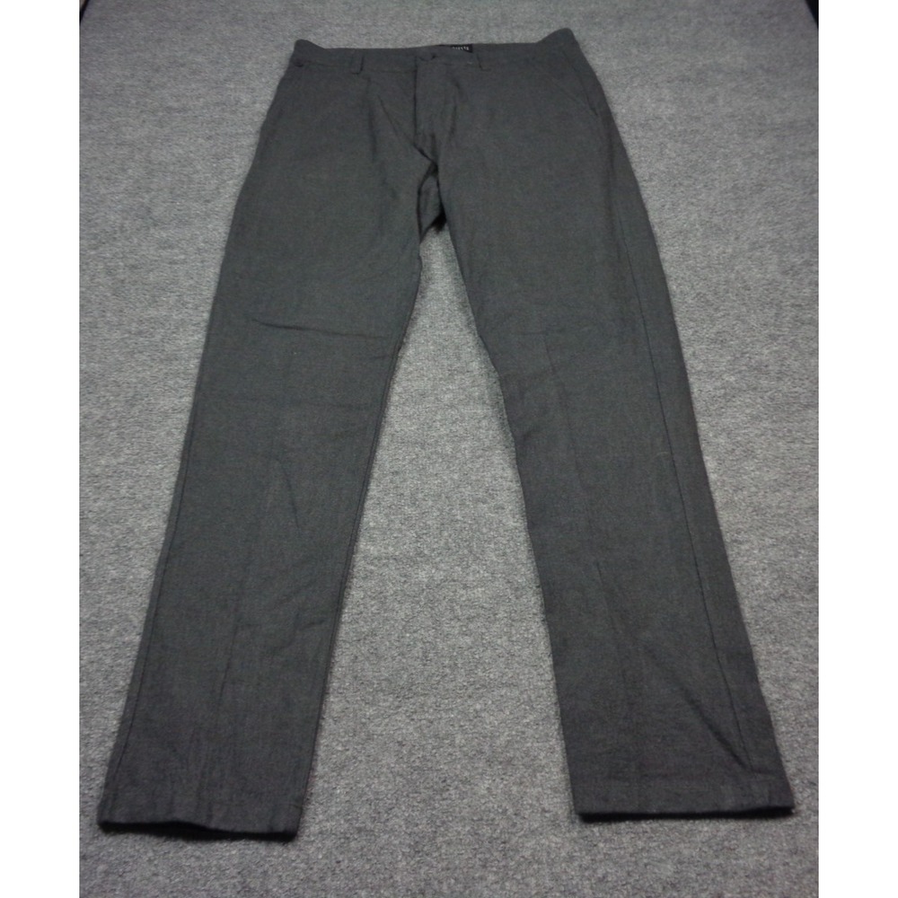 Rhone Pants Mens 32x33 Gray Nano Projects Travel Chino Stretch Comfort